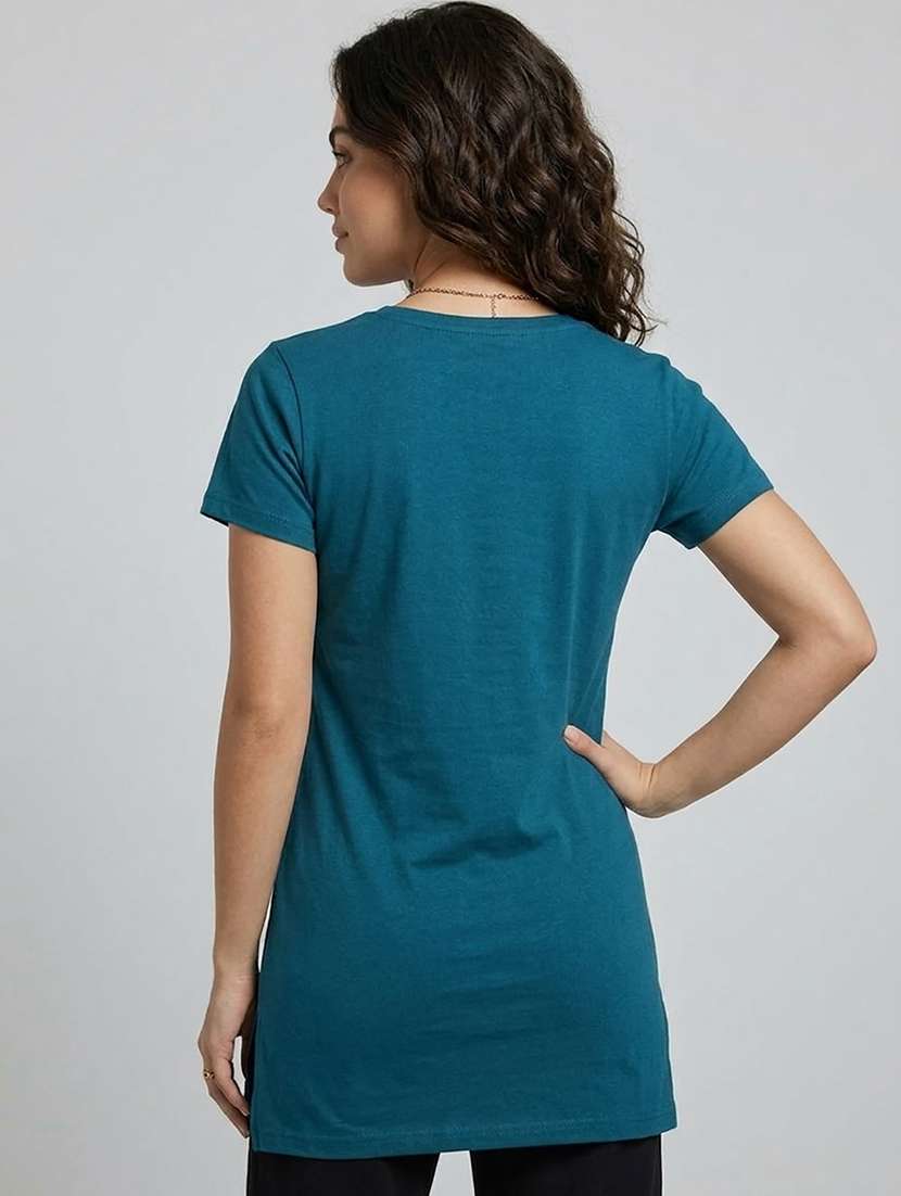 women printed short sleeve loungewear t-shirt - 22451081 -  Standard Image - 3