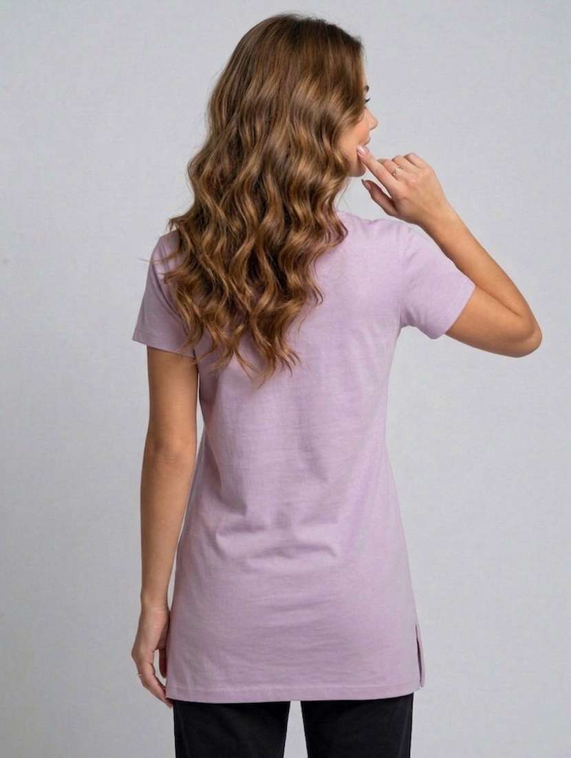 women printed short sleeve loungewear t-shirt - 22451132 -  Standard Image - 3