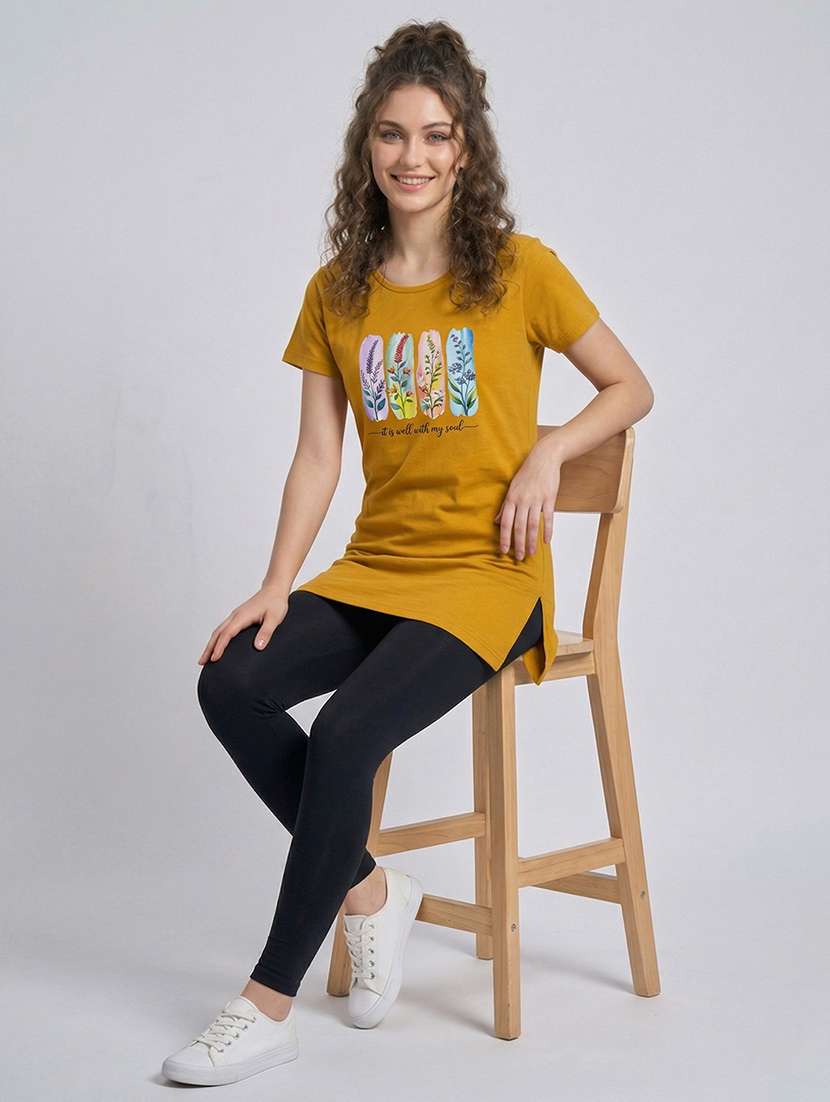 women printed short sleeve loungewear t-shirt - 22451204 -  Standard Image - 3