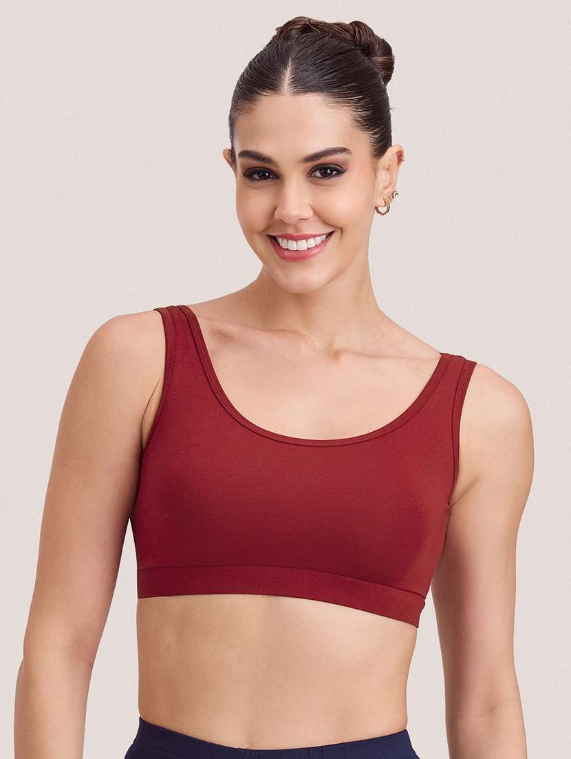 women pack of 2 solid full coverage sports bra - 22451527 -  Standard Image - 3