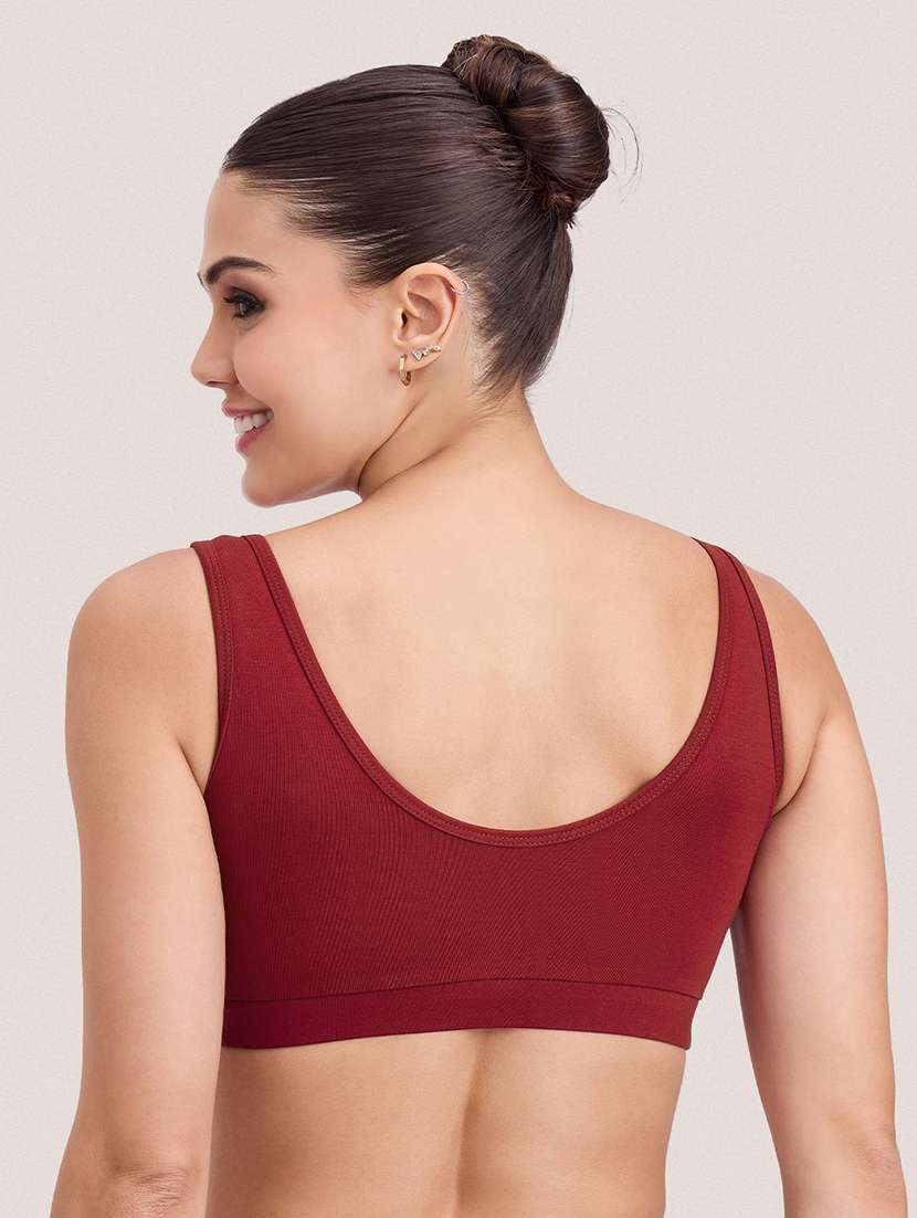 women pack of 2 solid full coverage sports bra - 22451527 -  Standard Image - 5