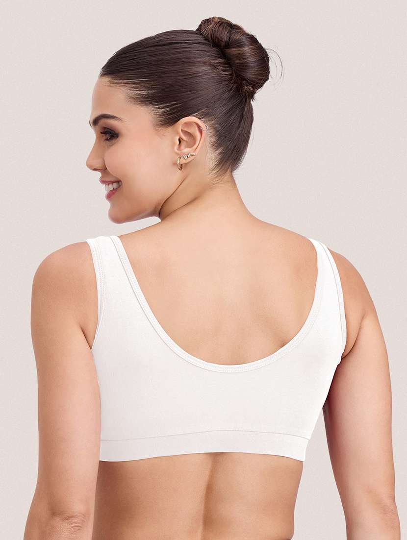 women pack of 2 solid full coverage sports bra - 22451528 -  Standard Image - 5