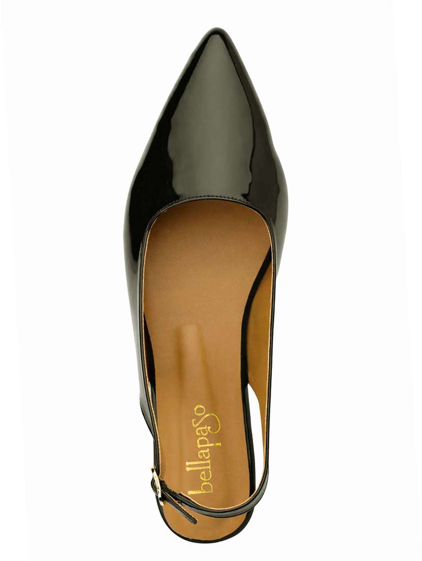 Women Black Back Strap Mule - 22451839 -  Standard Image - 3