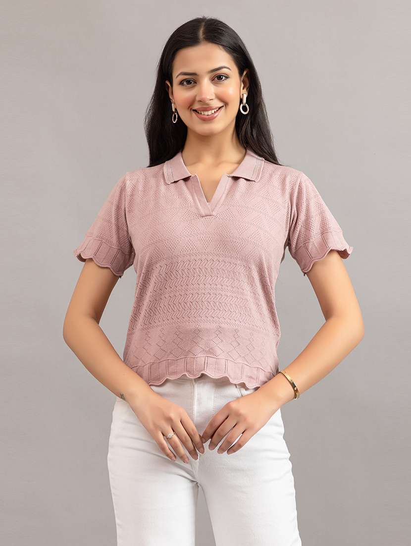women self designed short sleeve t-shirt