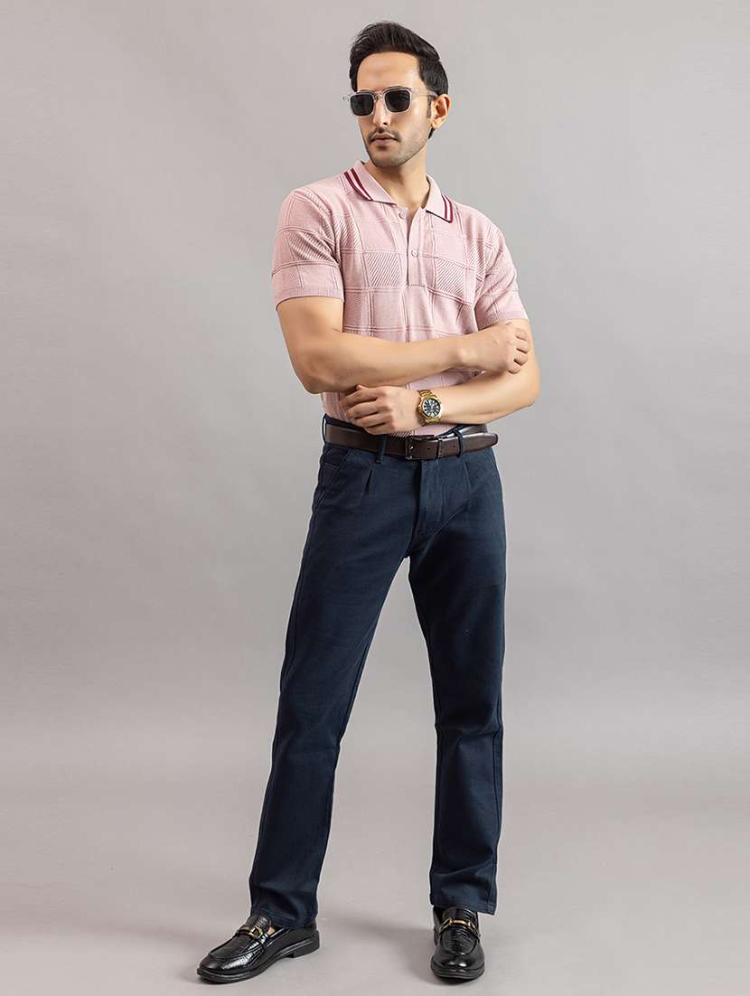 men pink cotton plain t-shirt - 22451980 -  Standard Image - 5