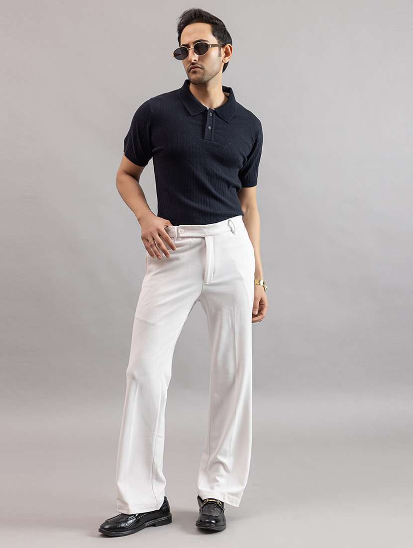 men navy blue cotton plain t-shirt - 22451984 -  Standard Image - 8