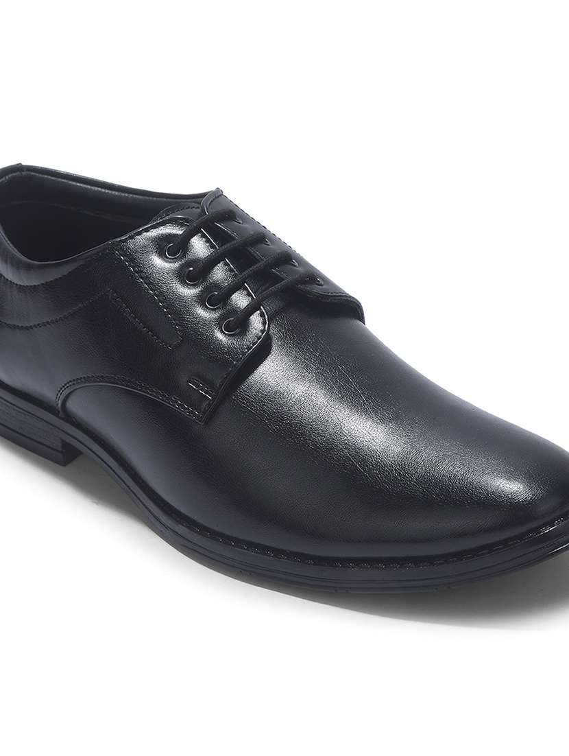 men solid lace up derby - 22452010 -  Standard Image - 5