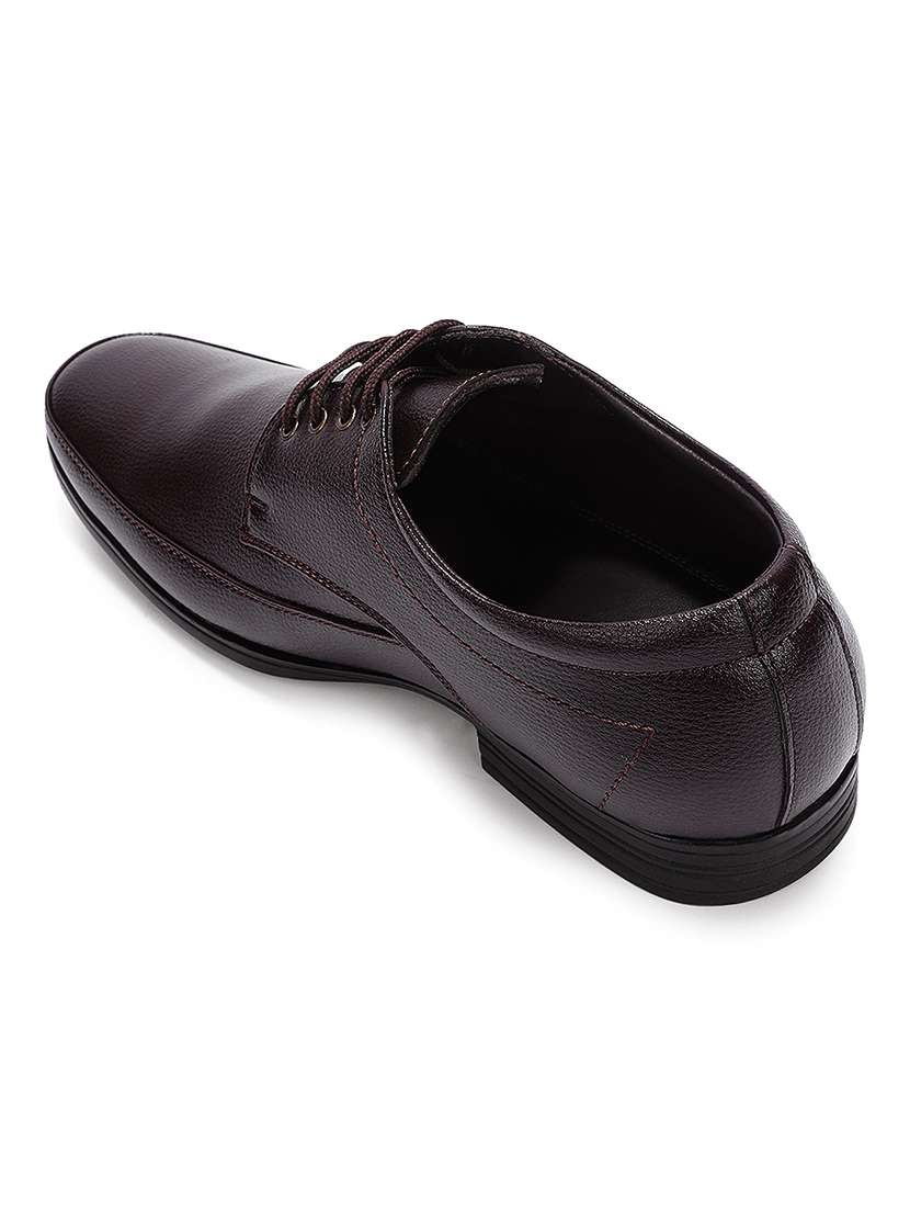 men solid lace up derby - 22452013 -  Standard Image - 3