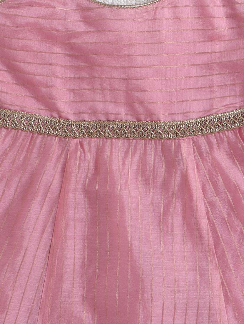 girls pink polyester suit set - 22452116 -  Standard Image - 3