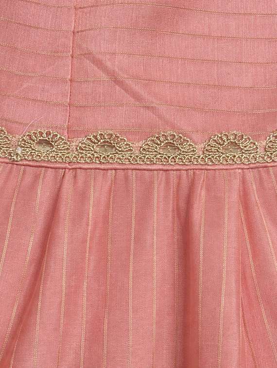 girls peach polyester suit set - 22452118 -  Standard Image - 3