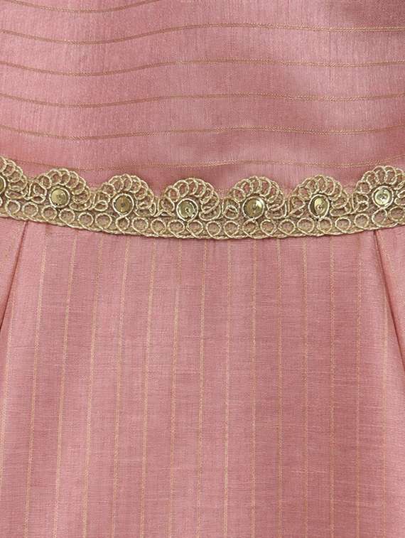 girls peach polyester lehenga choli - 22452119 -  Standard Image - 3