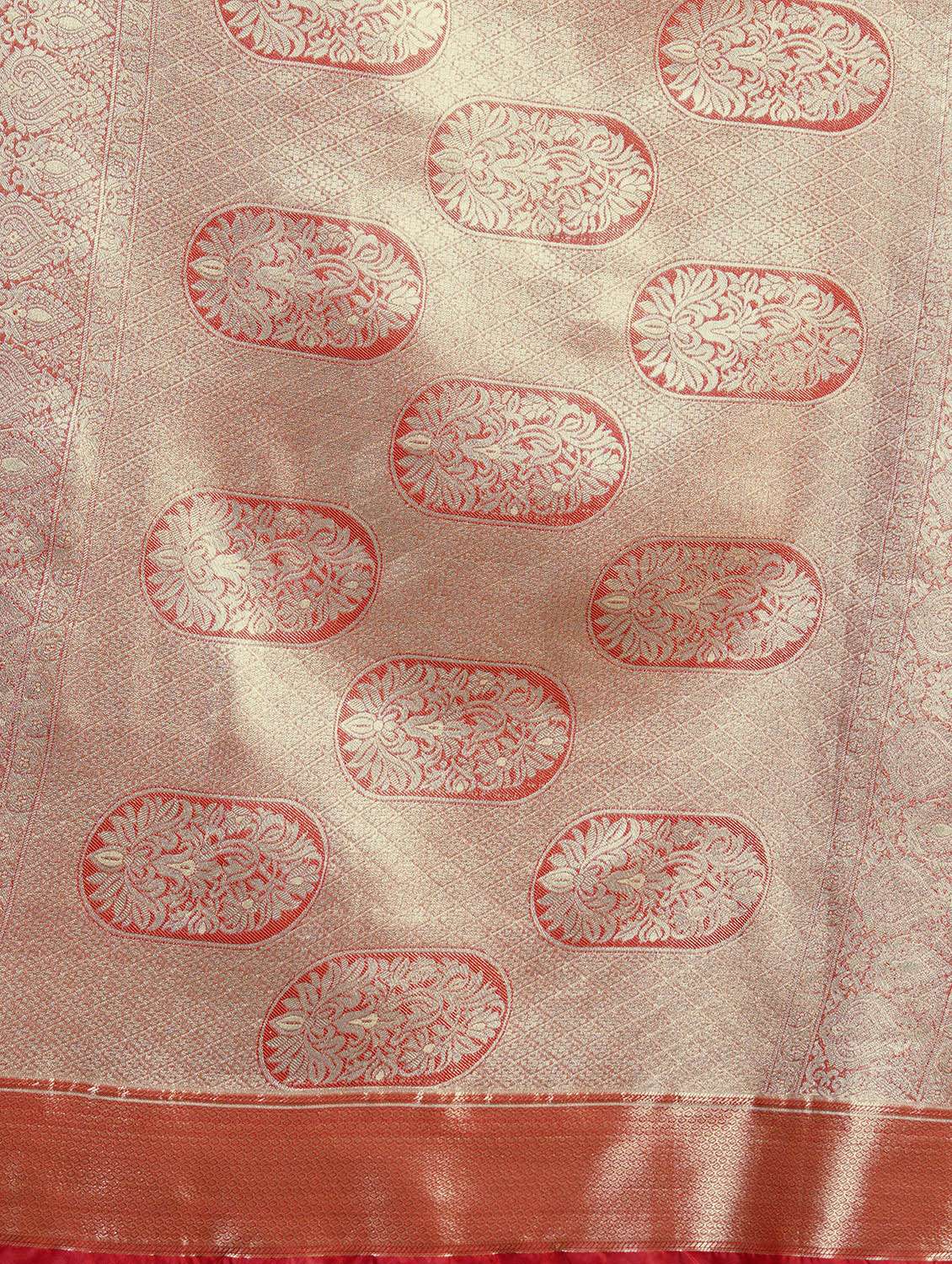 women self design kanjivaram saree with blouse - 22452309 -  Standard Image - 5