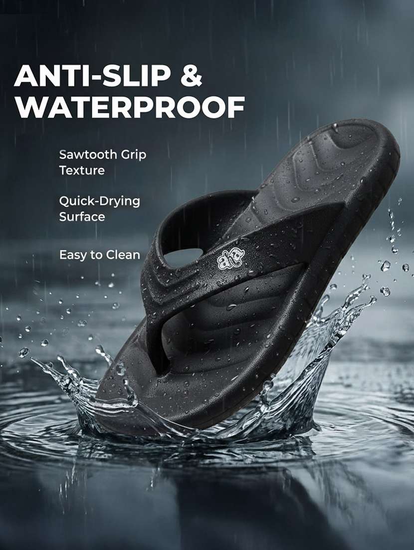 Men Solid Toe Seperator Slipper - 22452334 -  Standard Image - 5
