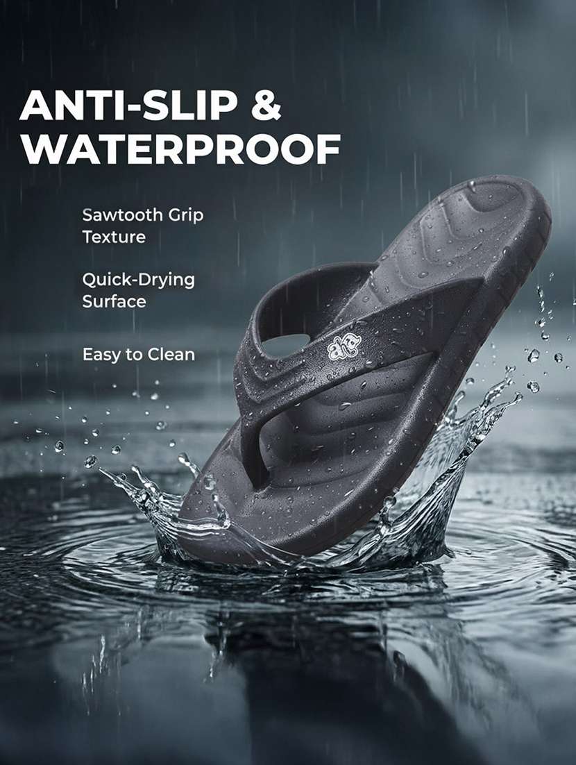 men solid toe seperator slipper - 22452335 -  Standard Image - 5