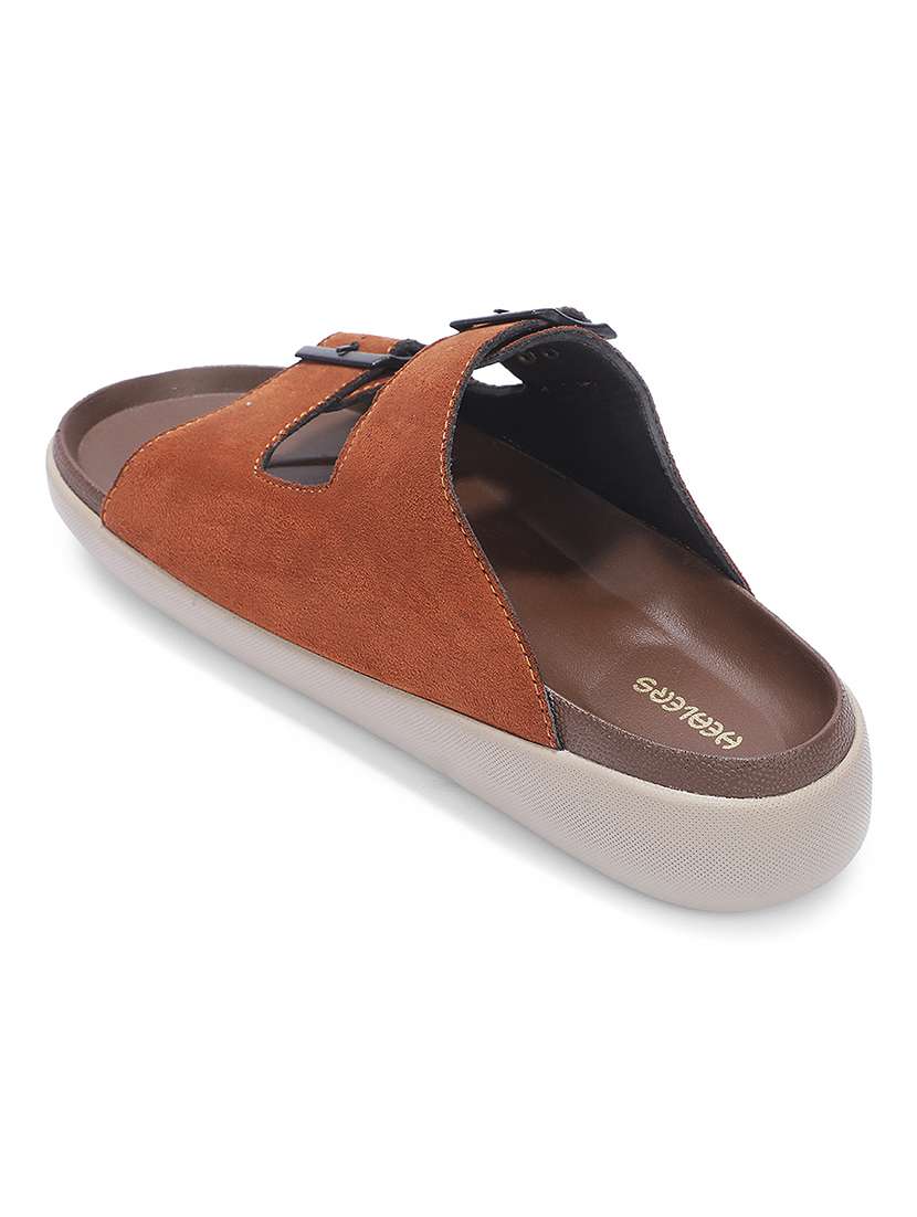 men solid strap sandal - 22452337 -  Standard Image - 3