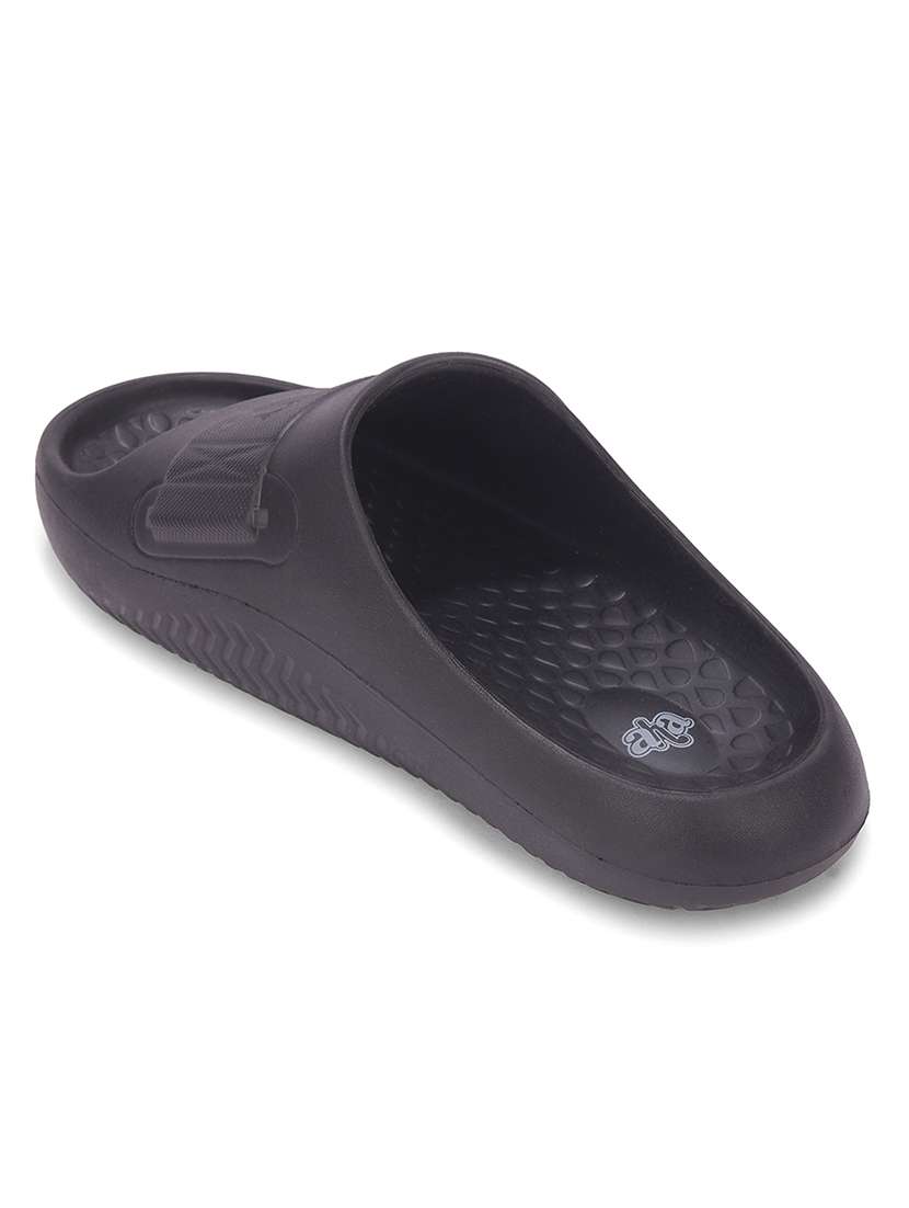 men solid slip on slider - 22452338 -  Standard Image - 3