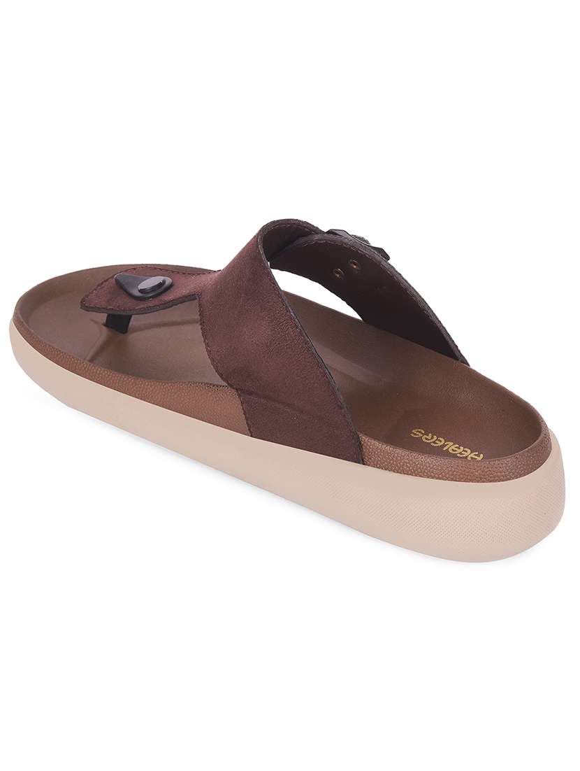 men solid toe seperator slipper - 22452349 -  Standard Image - 3