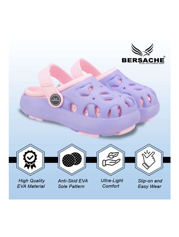 kids purple eva slippers & flip flop - 22452353 -  Standard Image - 3