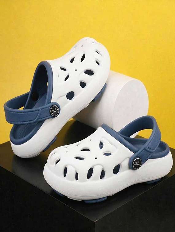 kids white eva clogs