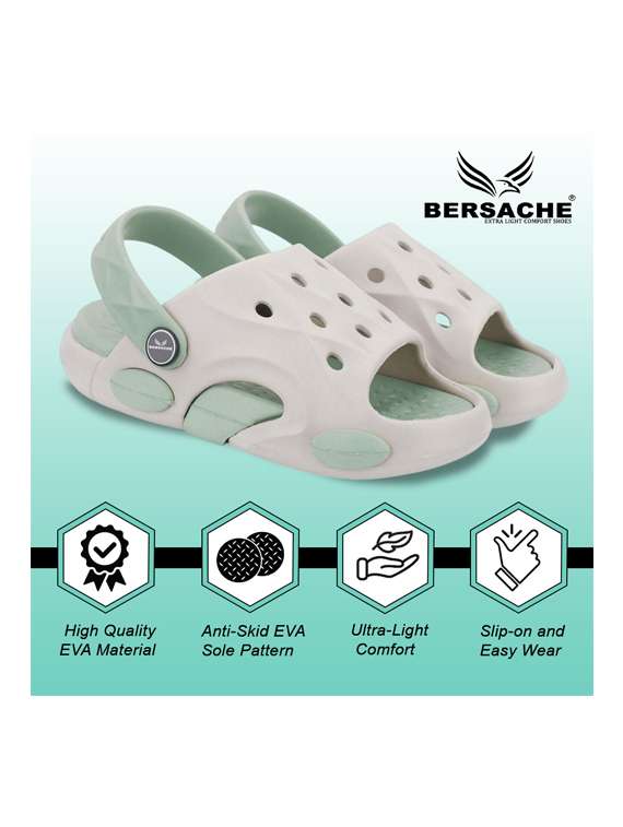 kids beige eva slippers & flip flop - 22452355 -  Standard Image - 3