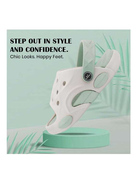 kids beige eva slippers & flip flop - 22452355 -  Standard Image - 5