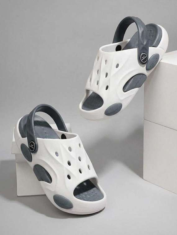 kids white eva slippers & flip flop