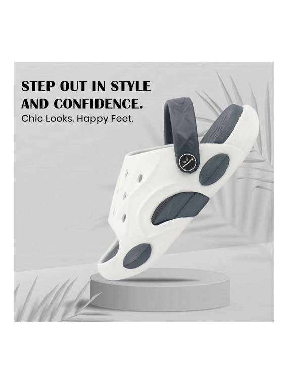 kids white eva slippers & flip flop - 22452357 -  Standard Image - 5