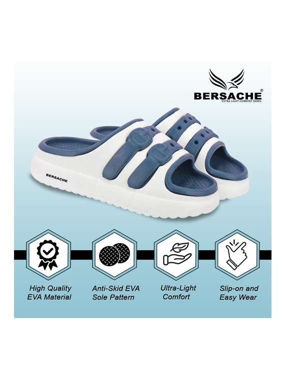 kids white eva slippers & flip flop - 22452358 -  Standard Image - 3