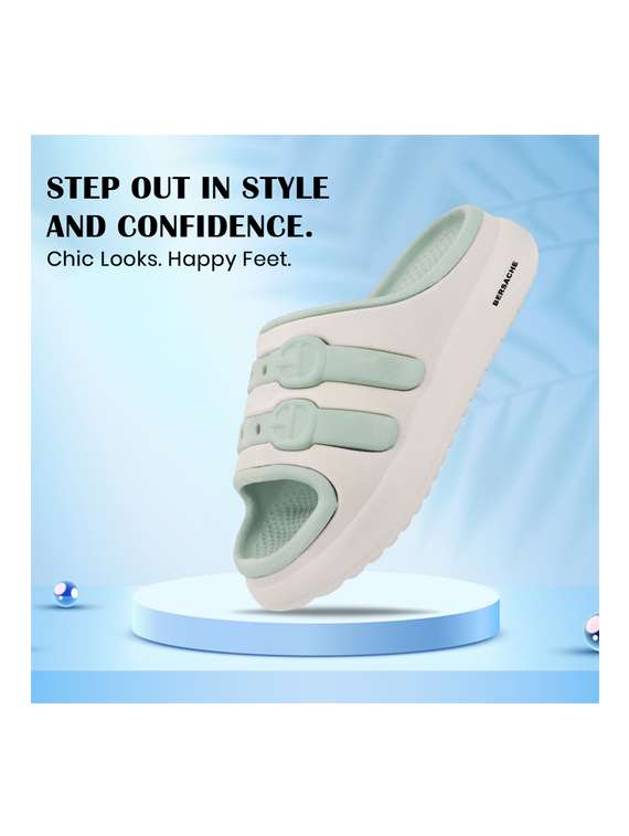 kids beige eva slippers & flip flop - 22452359 -  Standard Image - 5