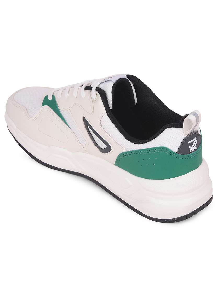 men white lace up sneaker - 22452366 -  Standard Image - 3