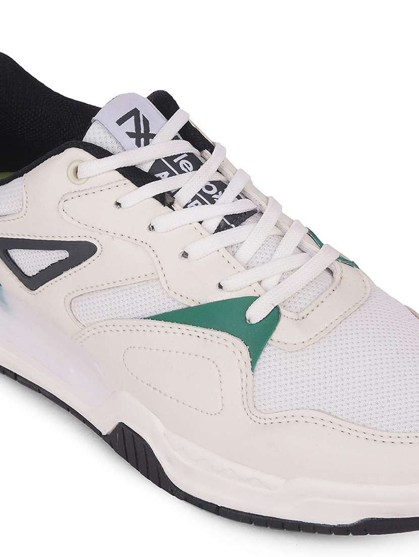 men white lace up sneaker - 22452366 -  Standard Image - 5