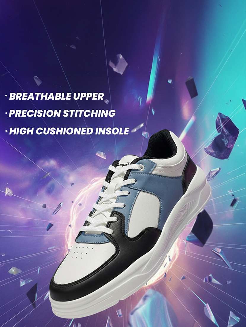 men color block lace up sneaker - 22452369 -  Standard Image - 5