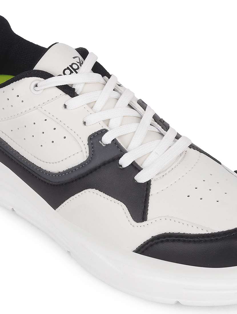 men white lace up sneaker - 22452372 -  Standard Image - 5