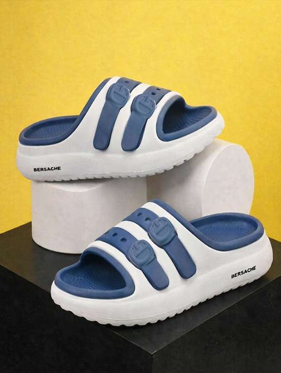 boys white eva comfort sandals & floater