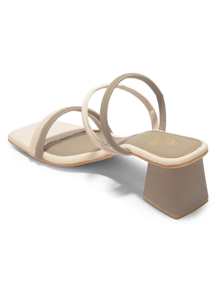 women beige slip on sandal - 22453019 -  Standard Image - 3