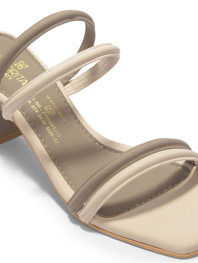 women beige slip on sandal - 22453019 -  Standard Image - 5
