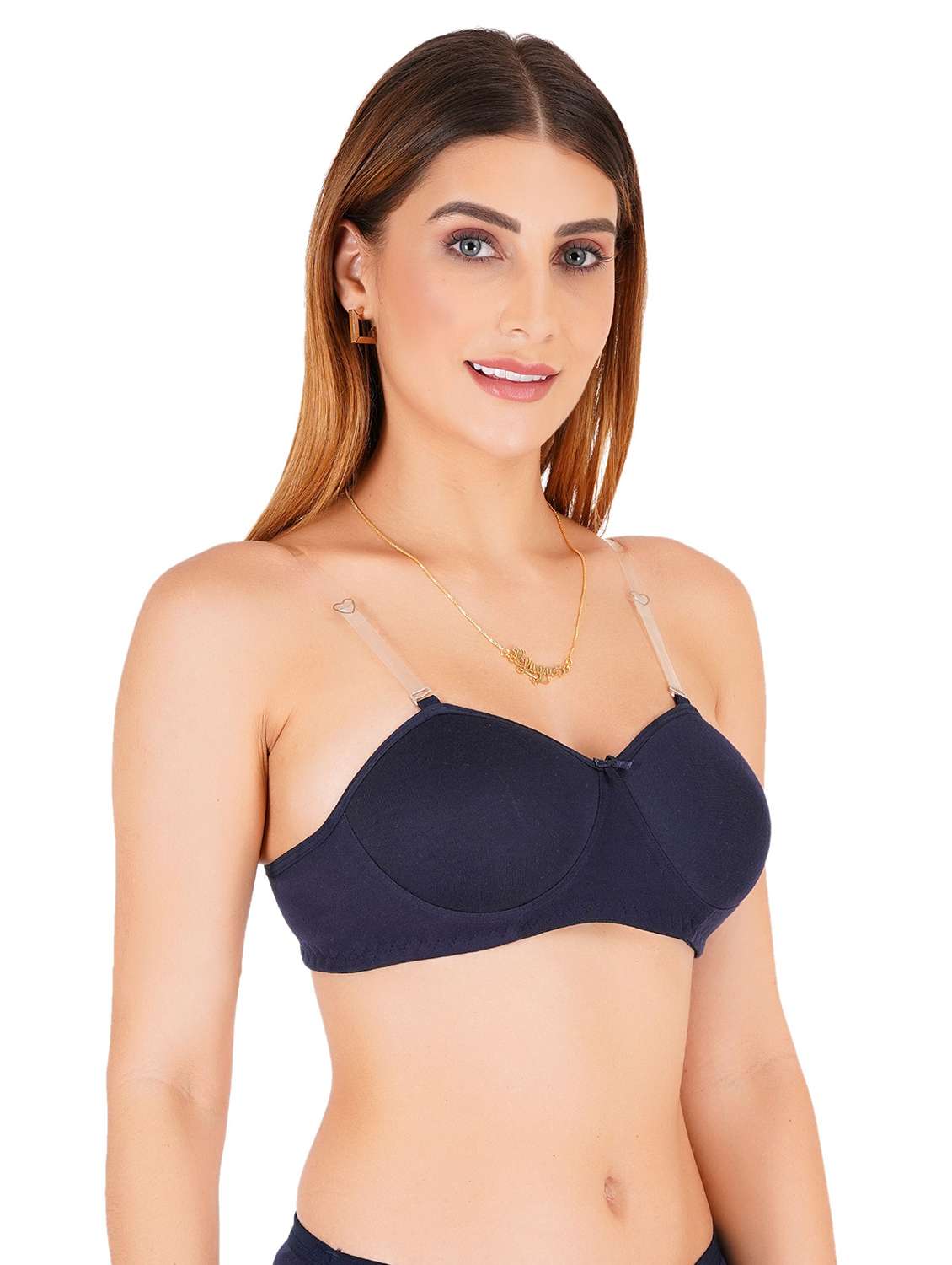 Women Pack Of 5 Solid Regular Bra - 22453124 -  Standard Image - 3