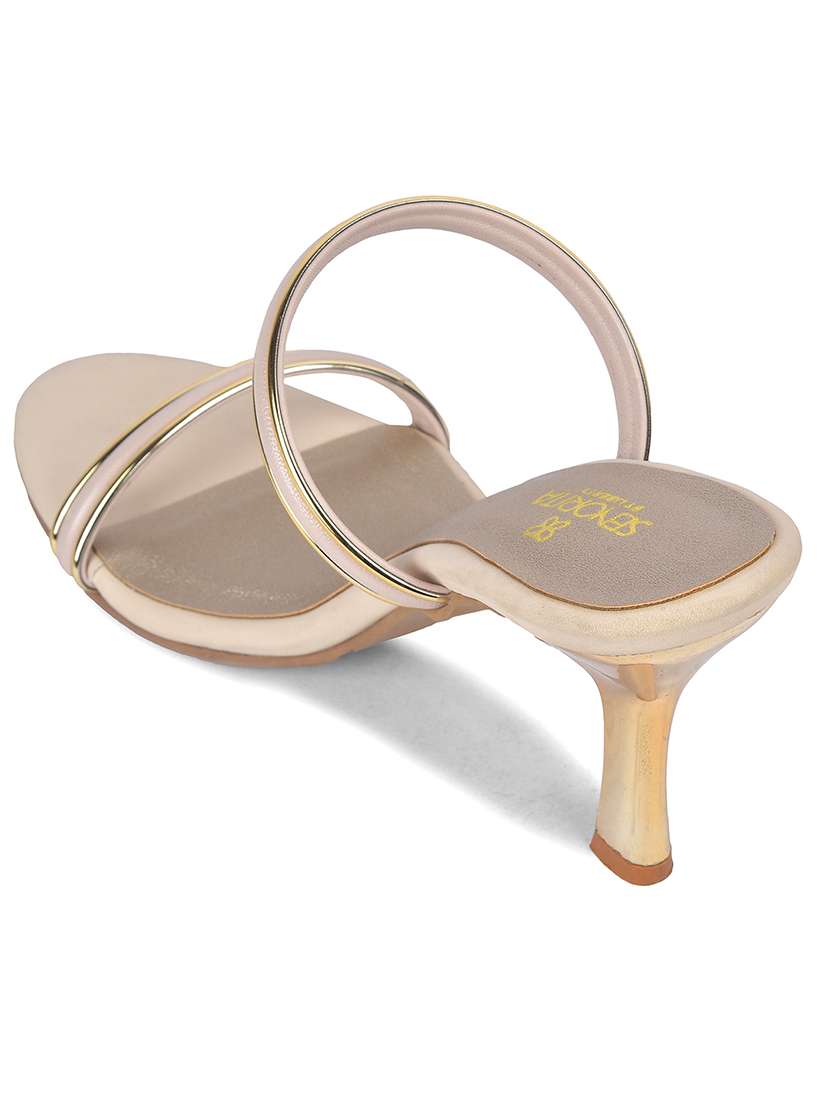 Women Cream Slip On Sandal - 22453604 -  Standard Image - 3
