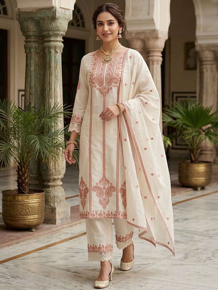 women white kurta salwar set