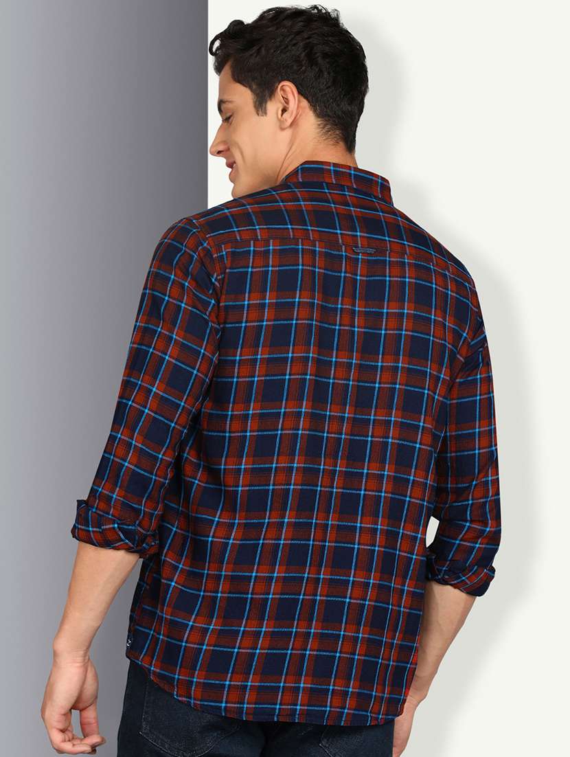 Men Checkered Long Sleeve Regular Fit Casual Shirt - 22453833 -  Standard Image - 3