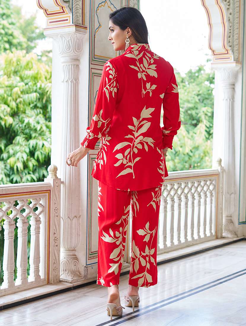 Women Printed Long Sleeve Ethnic Co-ord Set - 22454099 -  Standard Image - 3