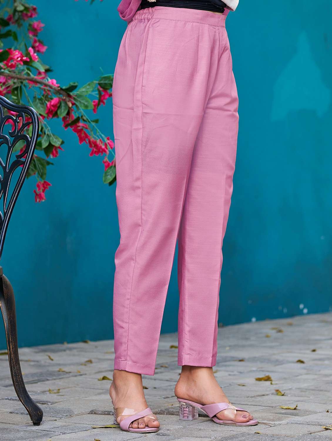 women printed three quarter sleeve kurta pant with dupatta set - 22454211 -  Standard Image - 3