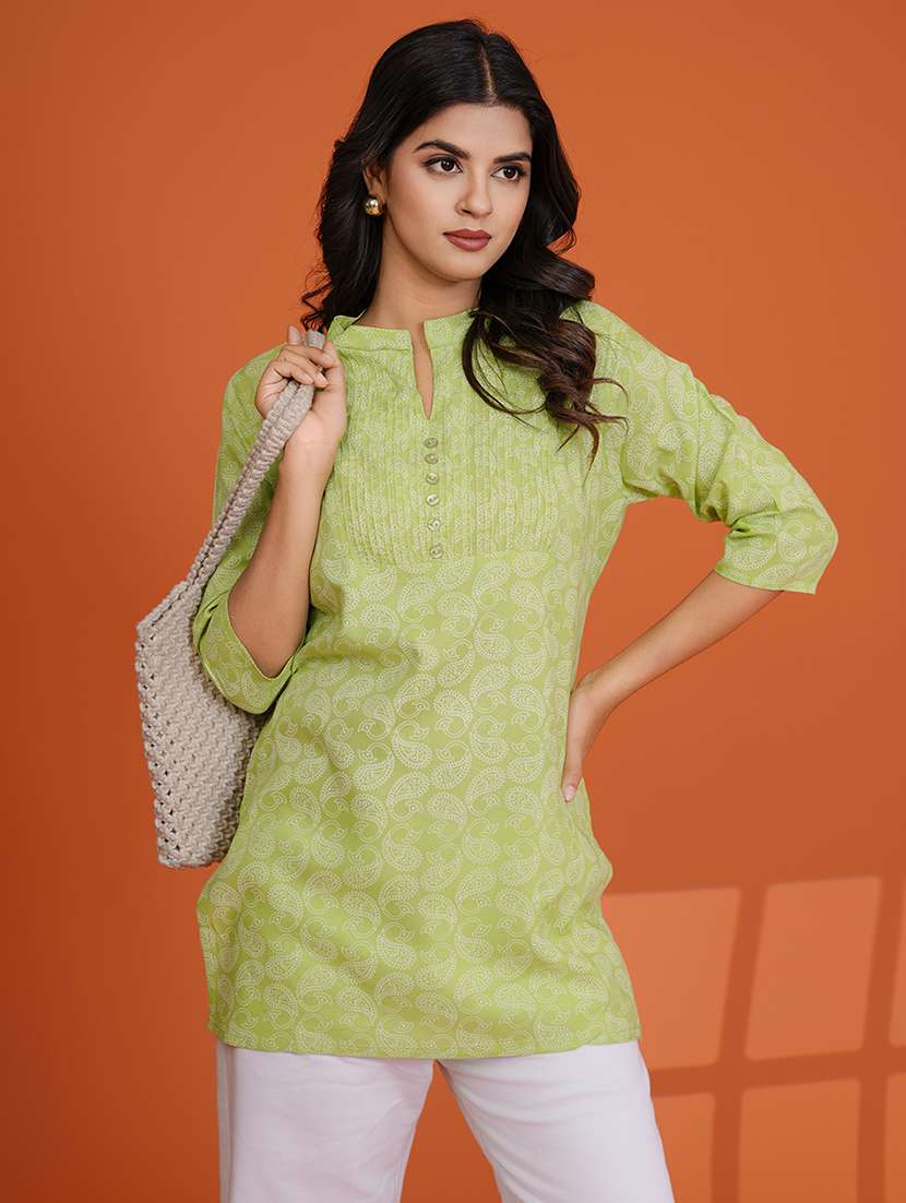 women green viscose a-line dress