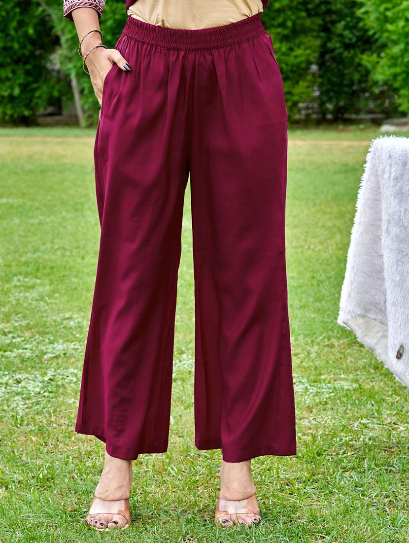 Women Solid With Work Three Quarter Sleeve Ethnic Co-ord Set - 22454432 -  Standard Image - 5