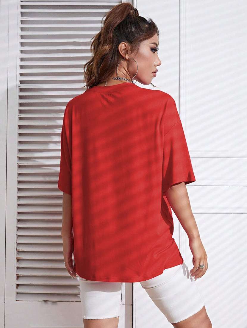 women printed short sleeve t-shirt - 22454921 -  Standard Image - 3