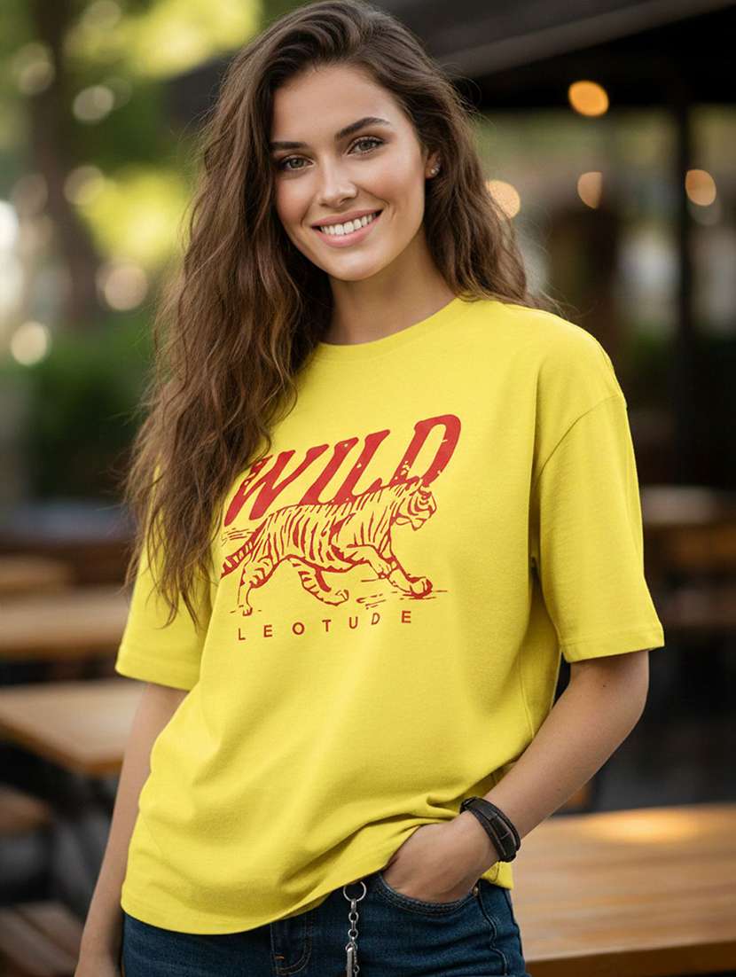 women printed short sleeve t-shirt