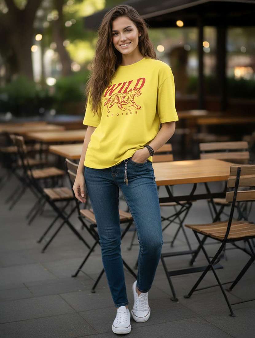 women printed short sleeve t-shirt - 22454931 -  Standard Image - 3