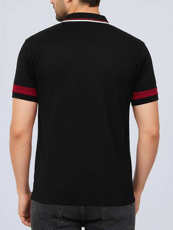 men colorblock short sleeve t-shirt - 22454953 -  Standard Image - 3