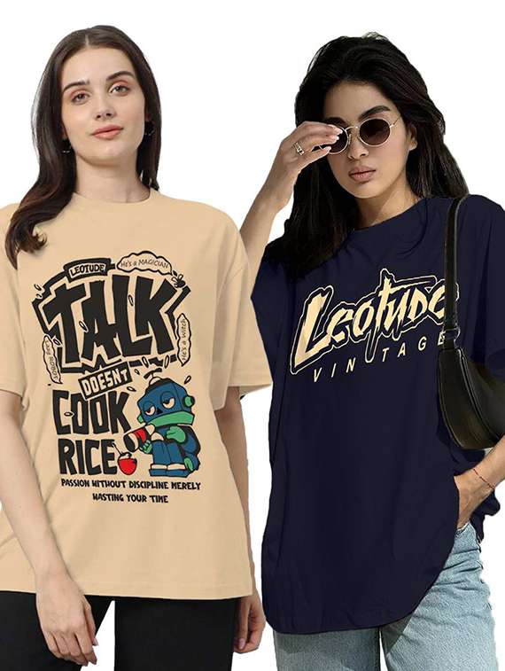 women pack of 2 short sleeve t-shirt
