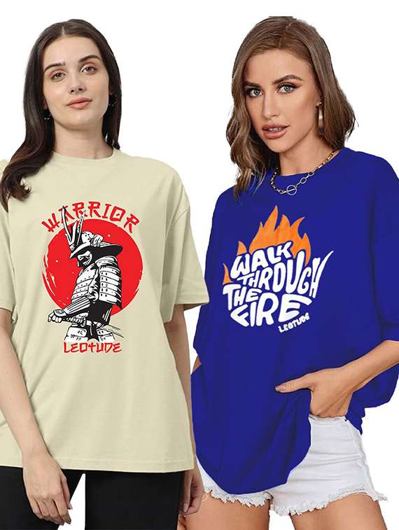 women pack of 2 short sleeve t-shirt